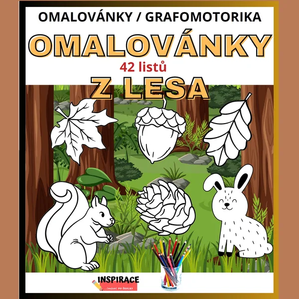 Omalovánky 🖍️ Z LESA 🌲 1