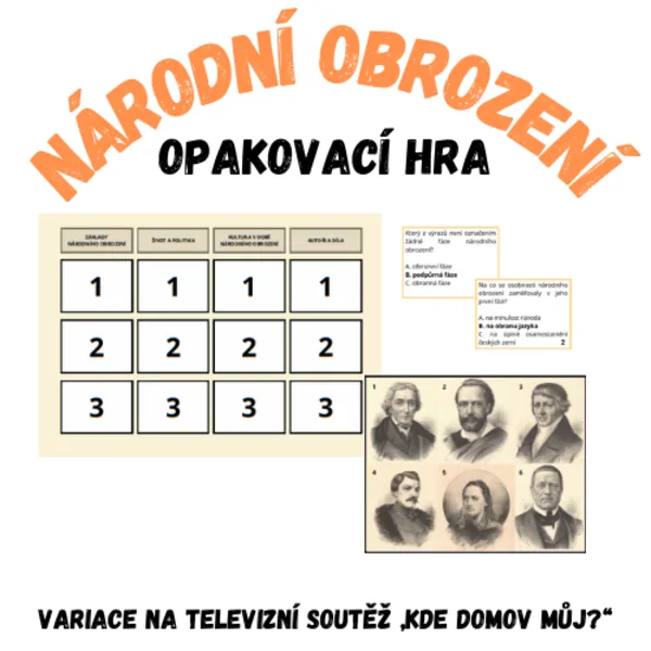 Národní obrození: televizní kvíz 1