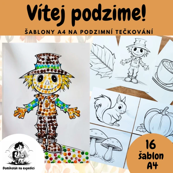 Podzimní tečkování - Vítej podzime! 1