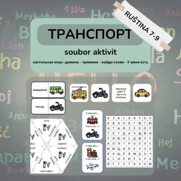 Doprava - soubor 5 aktivit 1