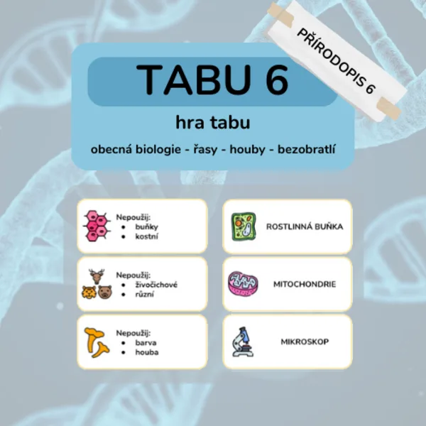 Tabu - 6. ročník (obecná biologie, bezobratlí) 1