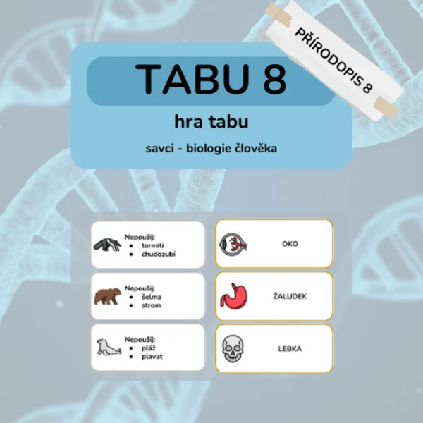 Tabu - 8. ročník (savci, biologie člověka) 1