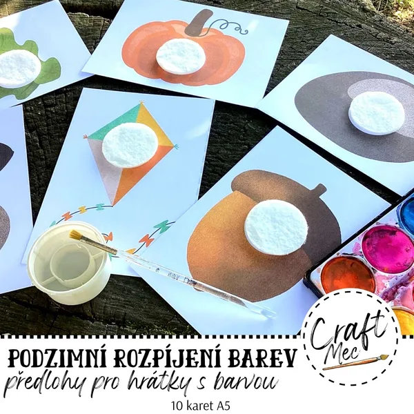 PODZIMNÍ ROZPÍJENÍ BAREV - PŘEDLOHY 1