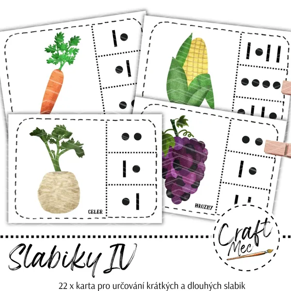 KRÁTKÉ A DLOUHÉ SLABIKY IV 1