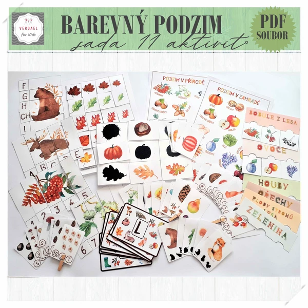 BAREVNÝ PODZIM - sada 11 aktivit 1