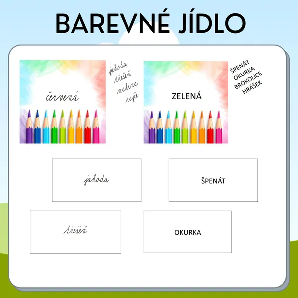 Barevné jídlo 1