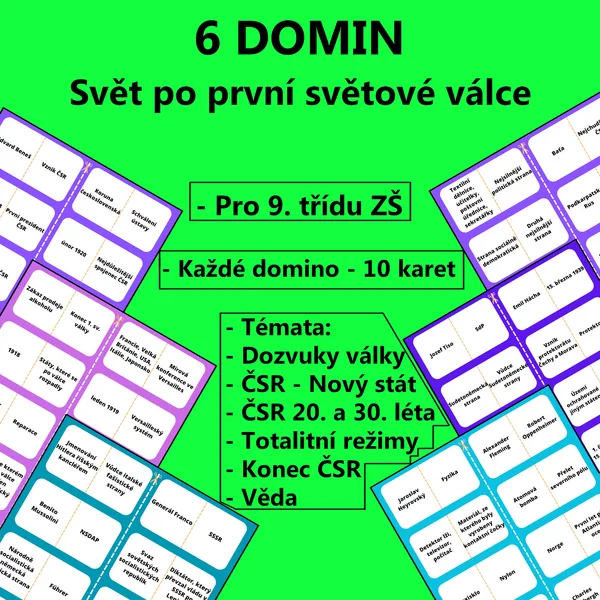 6 Domin - Svět po 1. světové válce 1