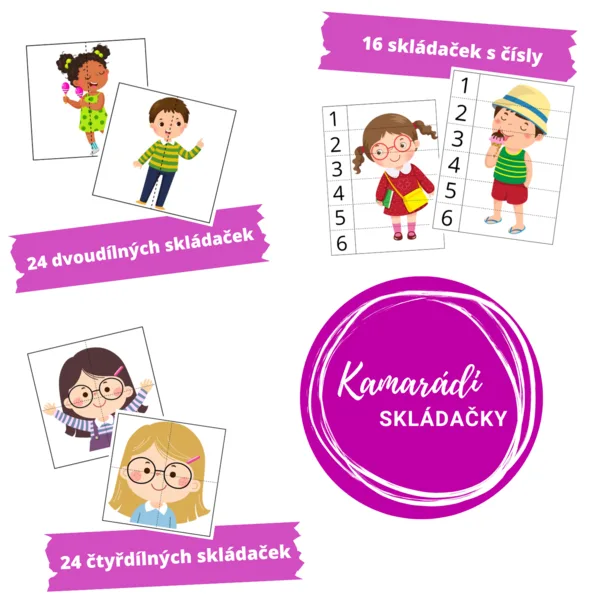 KAMARÁDI - skládačky 1