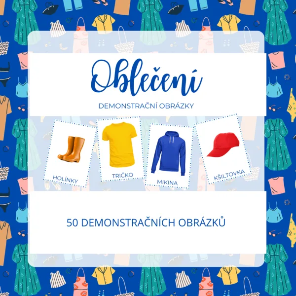 OBLEČENÍ - demonstrační obrázky 1