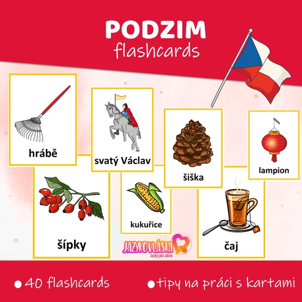 Podzim flashcards 1