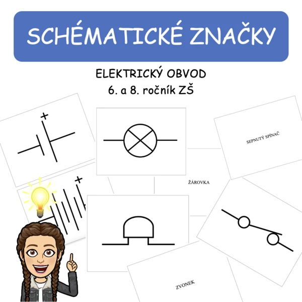 Schématické značky - elektrický obvod 1
