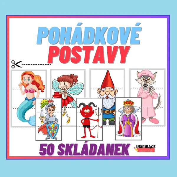 Pohádkové skládačky (puzzle) 🧜‍♀️ 1