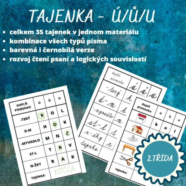 TAJENKA Ú/Ů/U 1