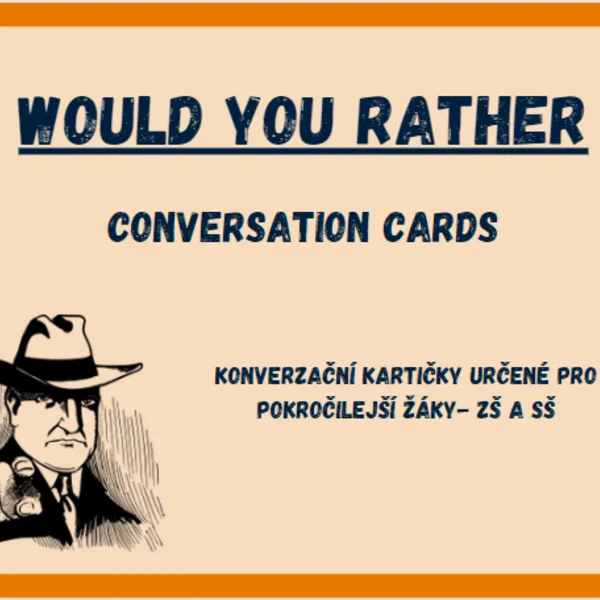 Would you rather... - konverzační kartičky 1