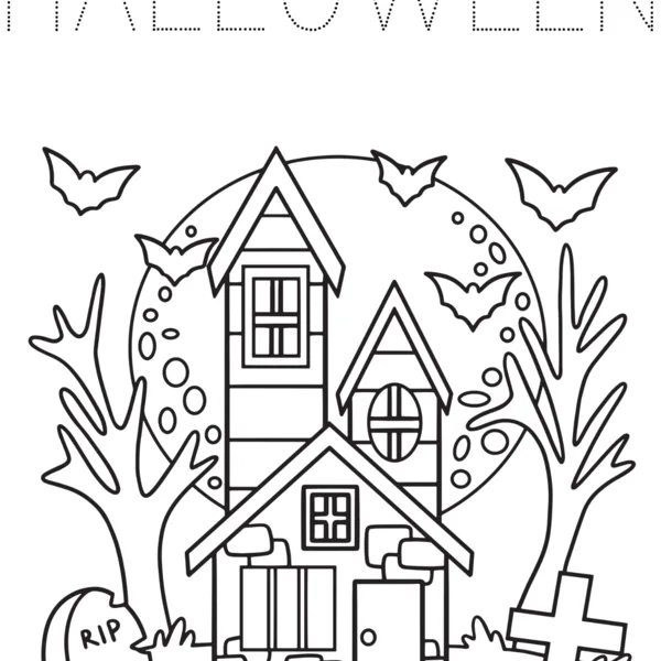 Tečkovaný Halloween 1