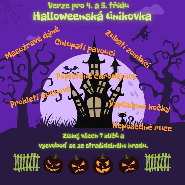 Halloweenská úniková hra (verze pro 4. a 5. třídu) 1