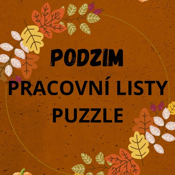 PODZIM - pracovní listy 1
