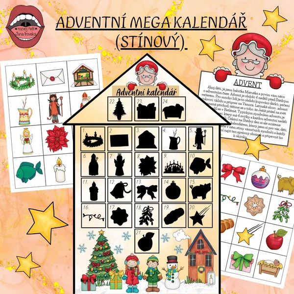 MEGA ADVENTNÍ KALENDÁŘ (STÍNOVÝ) 1