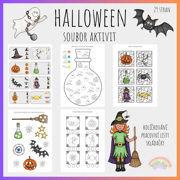 Halloween, soubor aktivit 1