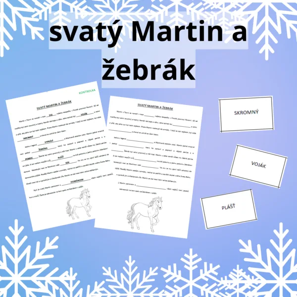 svatý Martin a žebrák - hra na lovce perel 1