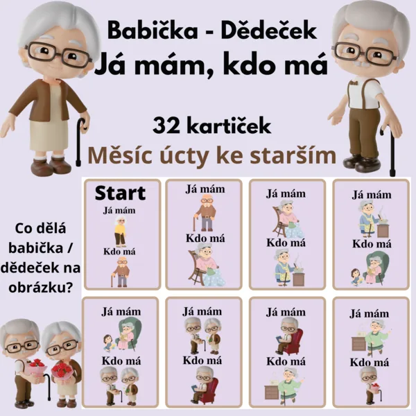 Babička + Dědeček - Já mám, kdo má 1