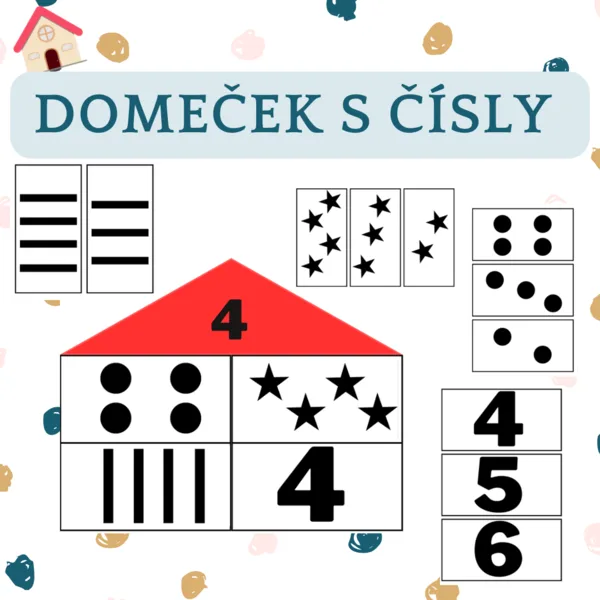 Domeček s čísly 1