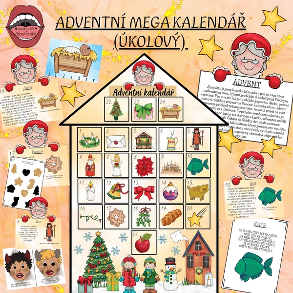 MEGA ADVENTNÍ KALENDÁŘ (ÚKOLOVÝ) 1
