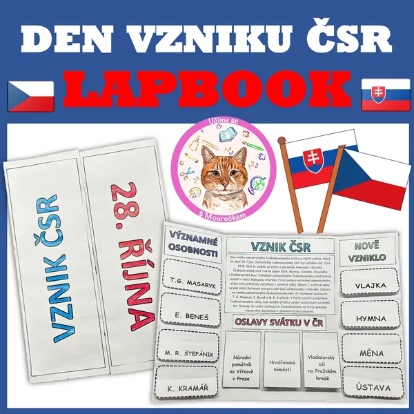 VZNIK ČSR 28.10. - LAPBOOK 1