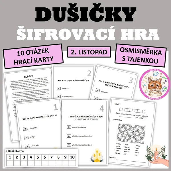 DUŠIČKY - Šifrovací hra 1