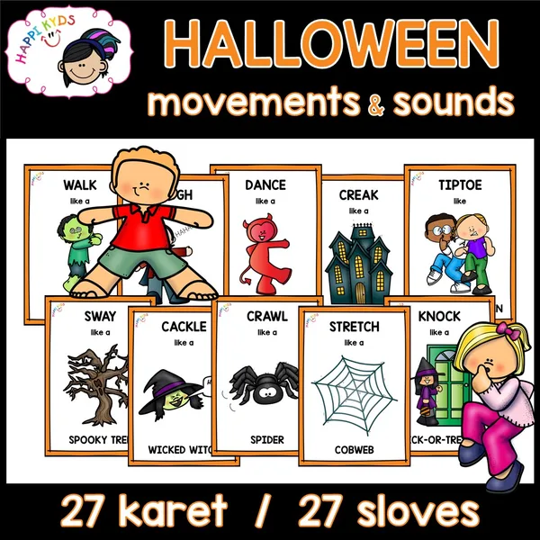 HALLOWEEN movements & sounds - kartičky 1
