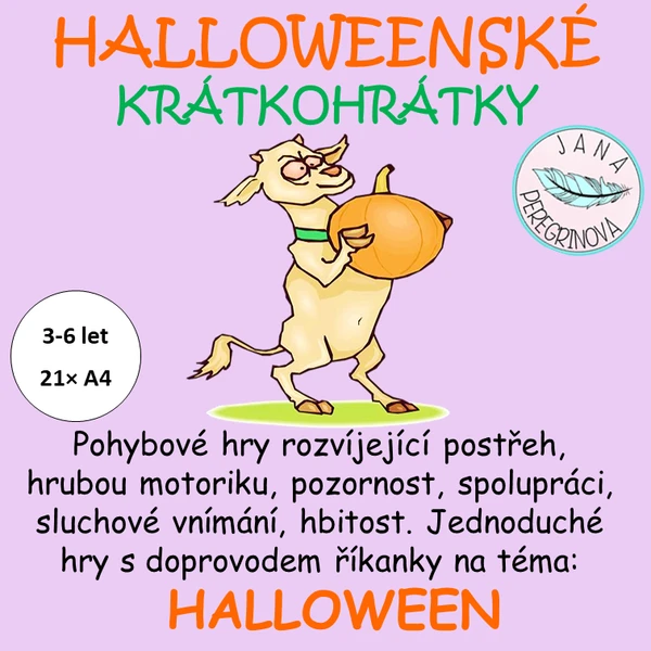 HALLOWEENSKÉ KRÁTKOHRÁTKY-různorodé POHYBOVÉ aktivity na téma Halloween 1