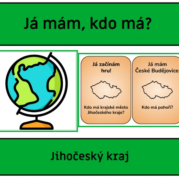 Jihočeský kraj - Já mám, kdo má? 1
