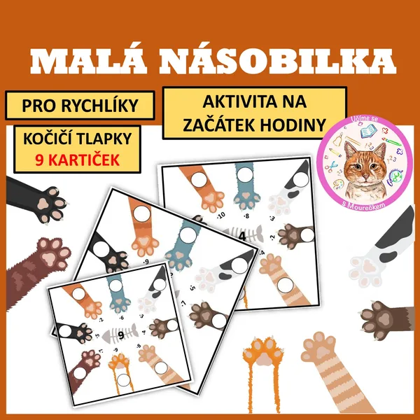 KOČIČÍ TLAPKY - Malá násobilka 1