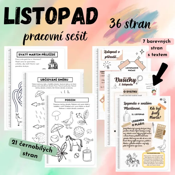 Listopad - pracovní sešit 1