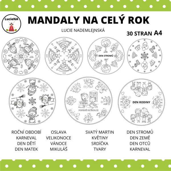 MANDALY NA CELÝ ROK 1
