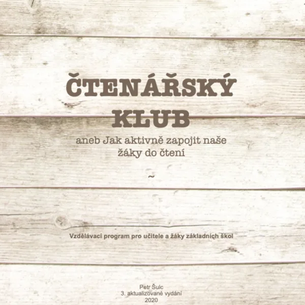 ČTENÁŘSKÝ KLUB - CELOROČNÍ PROJEKT 1