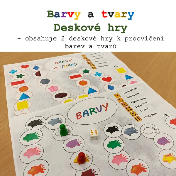 Deskové hry - Barvy a tvary 1