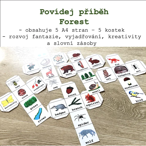 Povídej příběh - Forest (příběhové kostky) 1