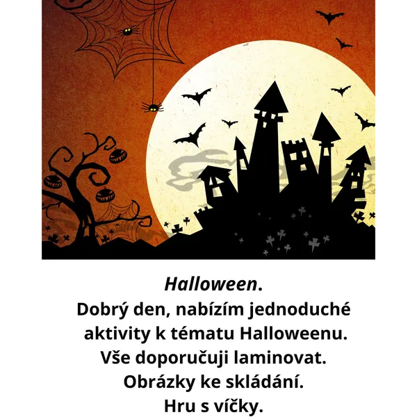 Halloweenské aktivity pro děti 1