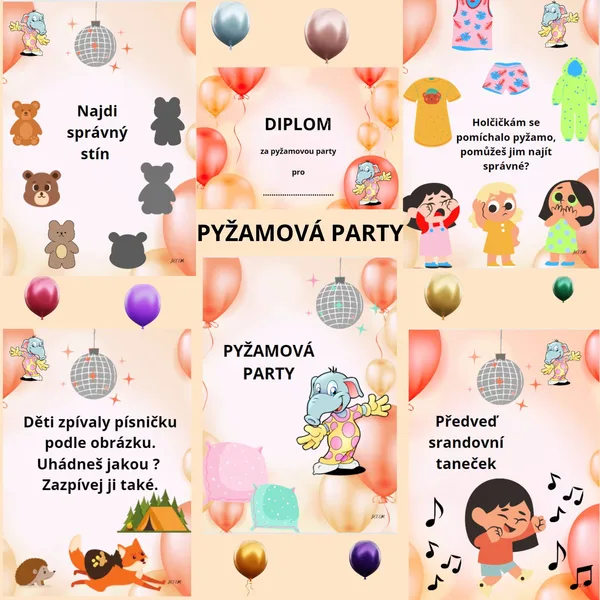 Pyžamová party 1