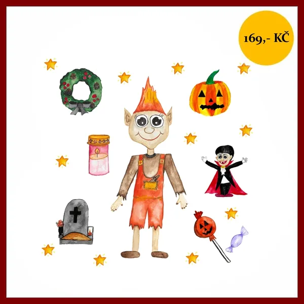 Podzimní čas se Světlíkem (Dušičky, Halloween) 1