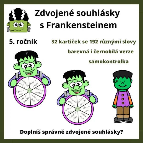 Zdvojené souhlásky s Frankensteinem 1