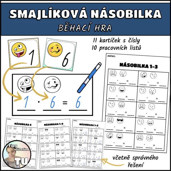 Smajlíková násobilka - běhačka 1