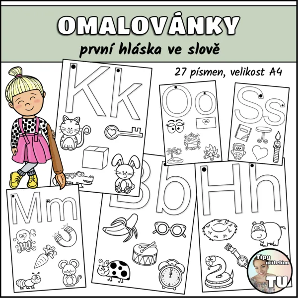Omalovánky - první hláska 1
