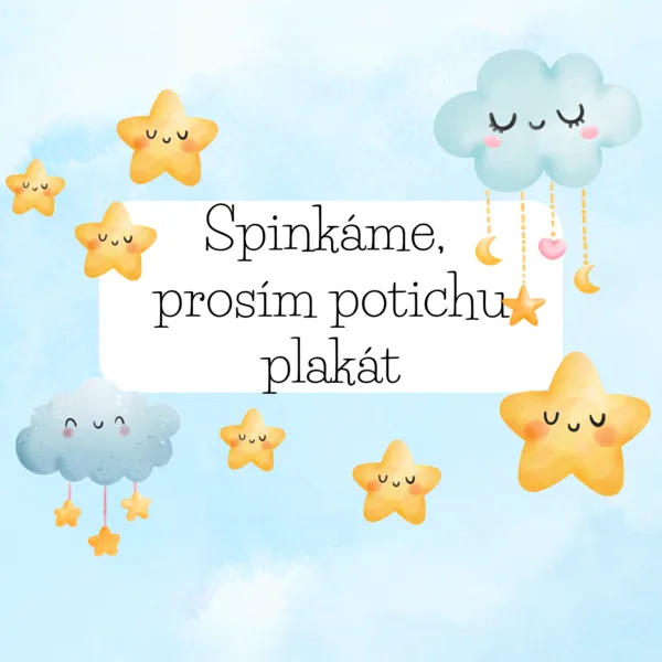 Spinkáme, prosím potichu - plakát 1