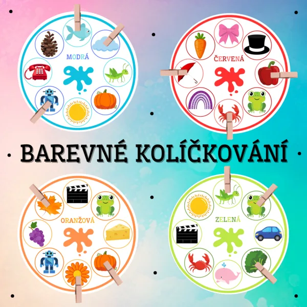 Barevné kolíčkování 1