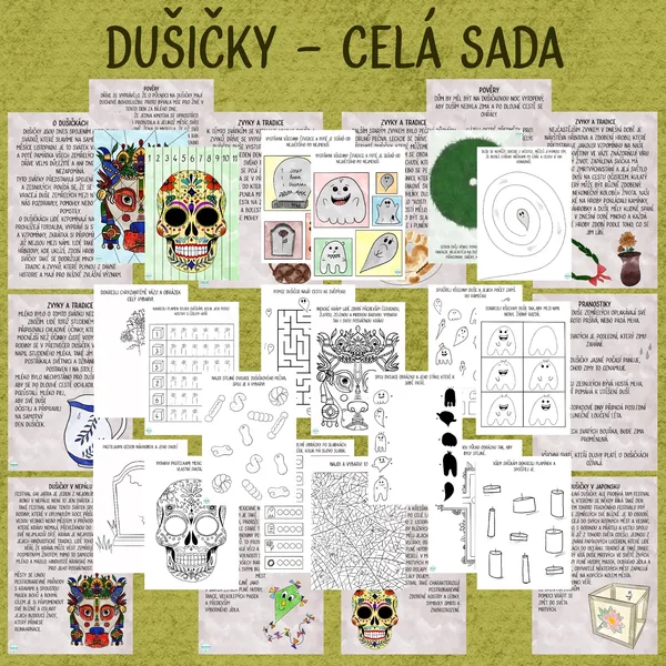 Dušičky - Celá sada 1