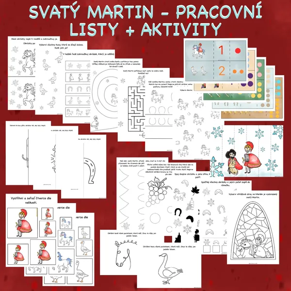 Svatý Martin - Pracovní listy + aktivity 1