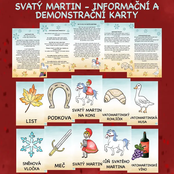 Svatý Martin - Informační a demonstrační karty 1
