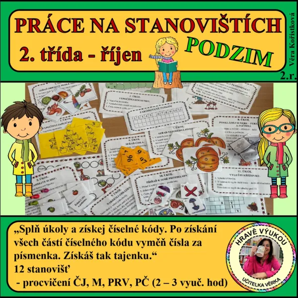 PODZIM – práce na stanovištích – 2. třída 1